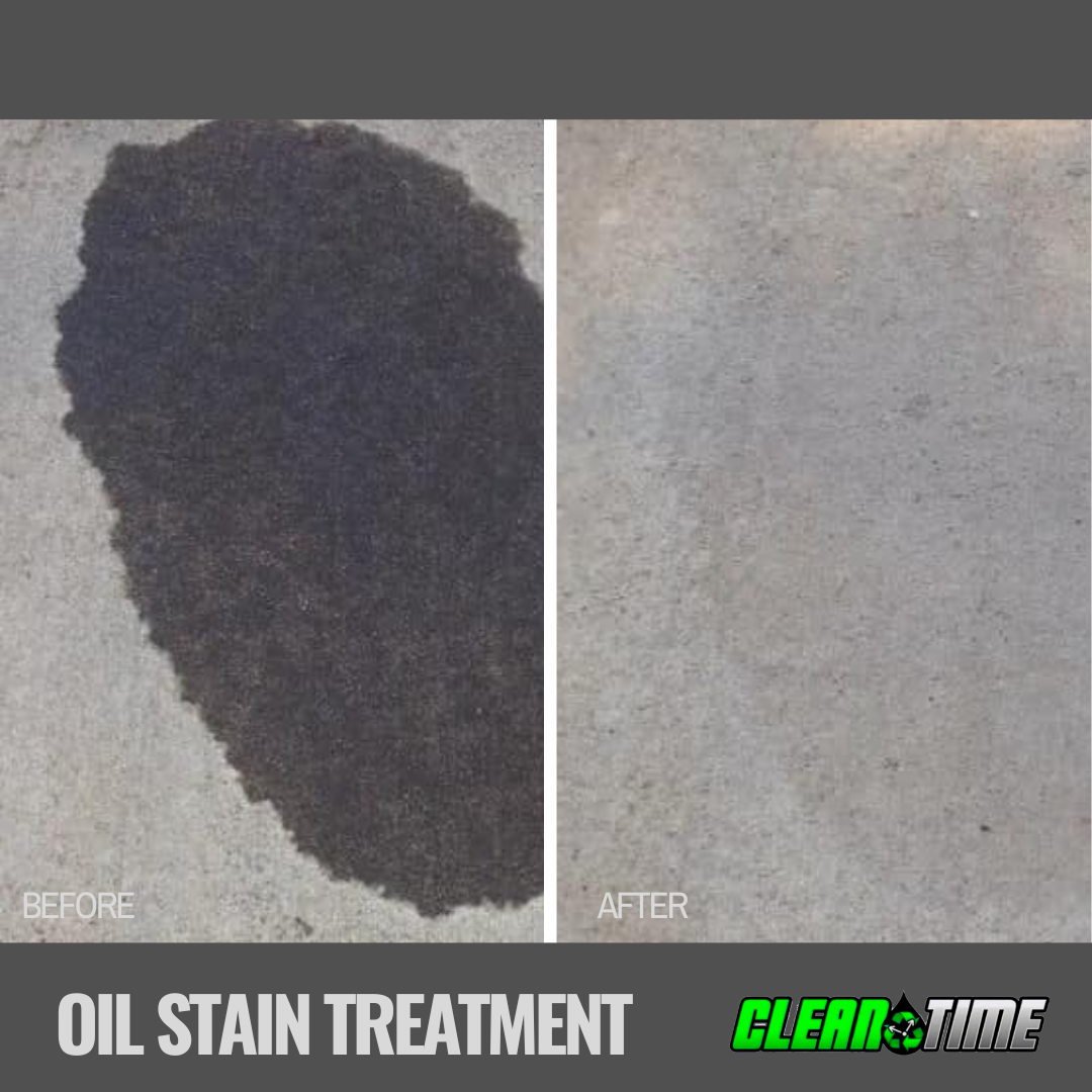 Concrete Oil Stain Treatment